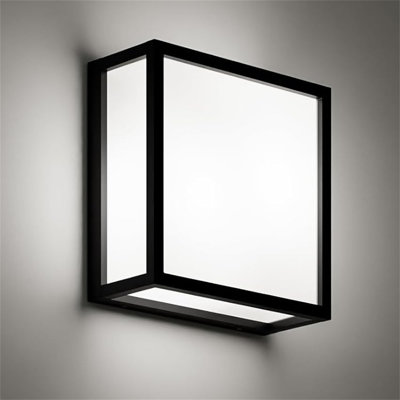 Matte Black Outdoor Sconce