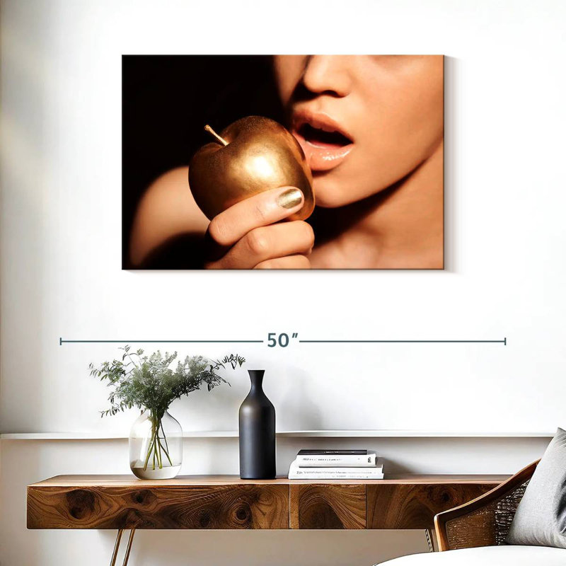 Apple, 24" H x 36" W