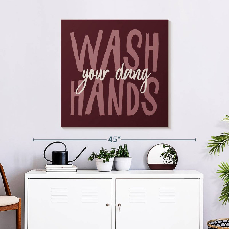 Tergel Bathroom Advice Purple, 30" H x 30" W