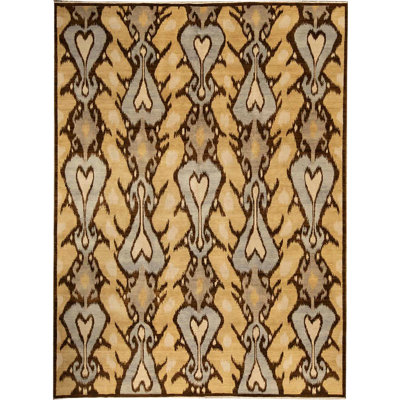 Wool Ikat Area Rug