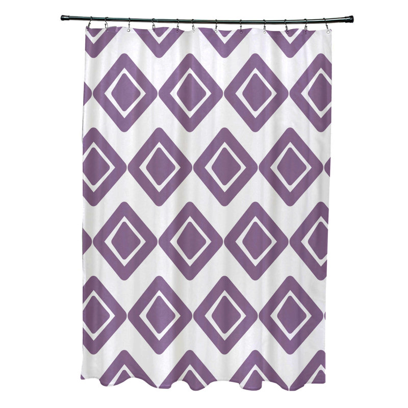 Ferrier Floral Shower Curtain, Purple
