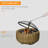 Fire Pit with Spark Screen and Poker, 24" Wood-burning Bowl, Brown