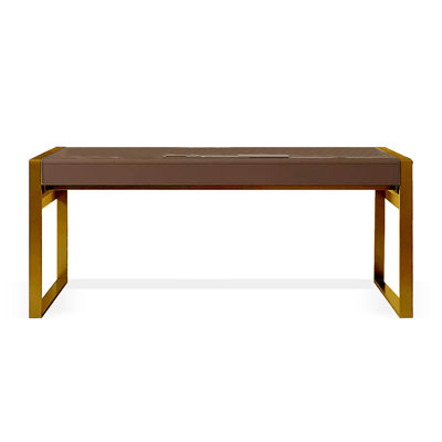 Bureau italien en cuir italien