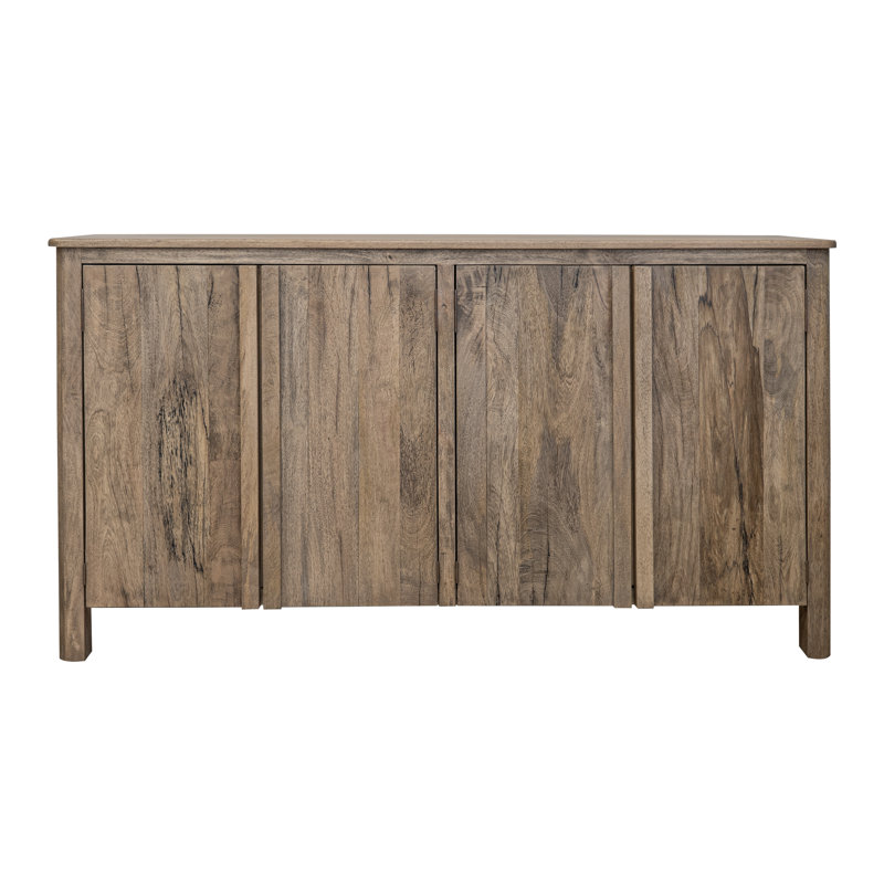 Lotus Rustic Modern 4 Door Multi Purpose Console