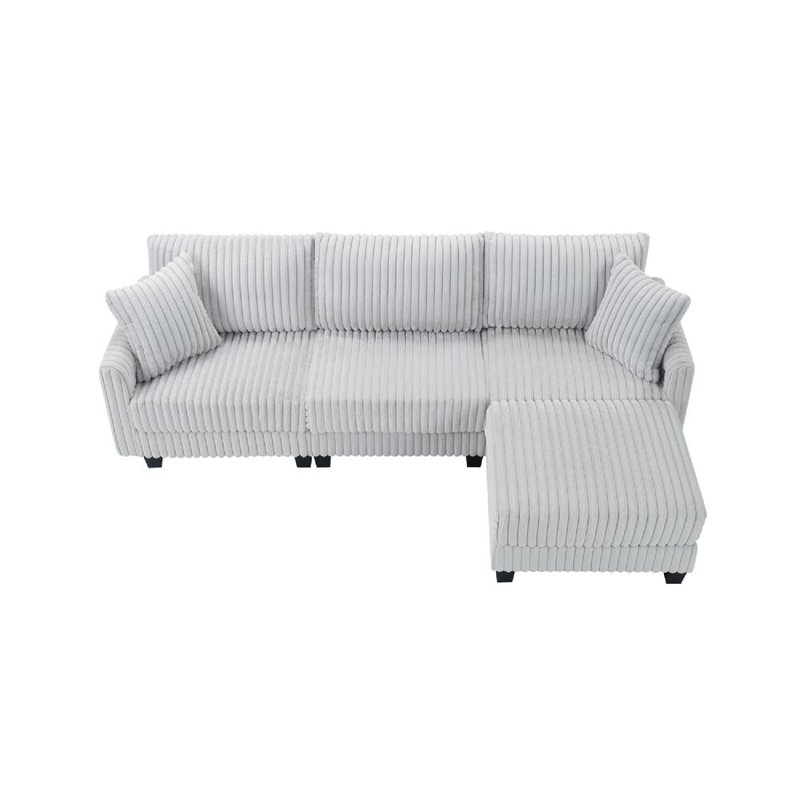 100” L-Shaped Sectional Sleeper Sofa