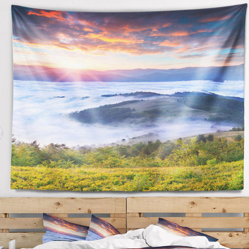 Polyester Tapestry, 78" H x 92" W