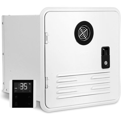 RV Tankless Water Heater, BTU RV Instant Water Heater with Remote Controller,15x15 Inch Door&Front Water Outlet,Propane Gas, DC 12V, CSA Certificated,Compatible with All RVs