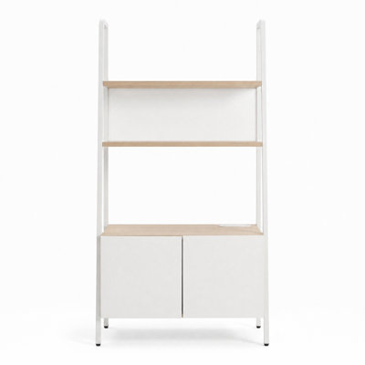 Bibliothèque à tablettes échelle H 63 po x l 33,5 po avec concentrateur électrique intégré