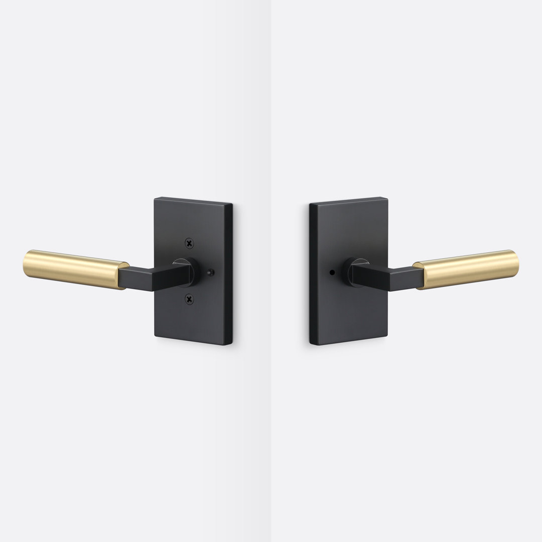 Levanto Privacy Rosette, Smooth Grip Sure-Loc Hardware Lever