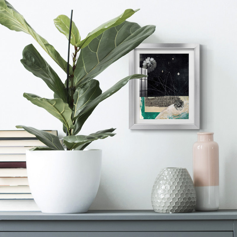 What a Beauty -Framed Print, 25.5" H x 17.5" W, Silver