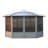Gazebo Penguin Florence Solarium 12 Ft X 18 Ft Polycarbonate Roof - Slate-90546242-17534885