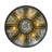Fleur-de-lis Glass Semi Flush Mount