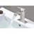 Waterfall Spout Single Handle Bathroom Sink Faucet-121206434