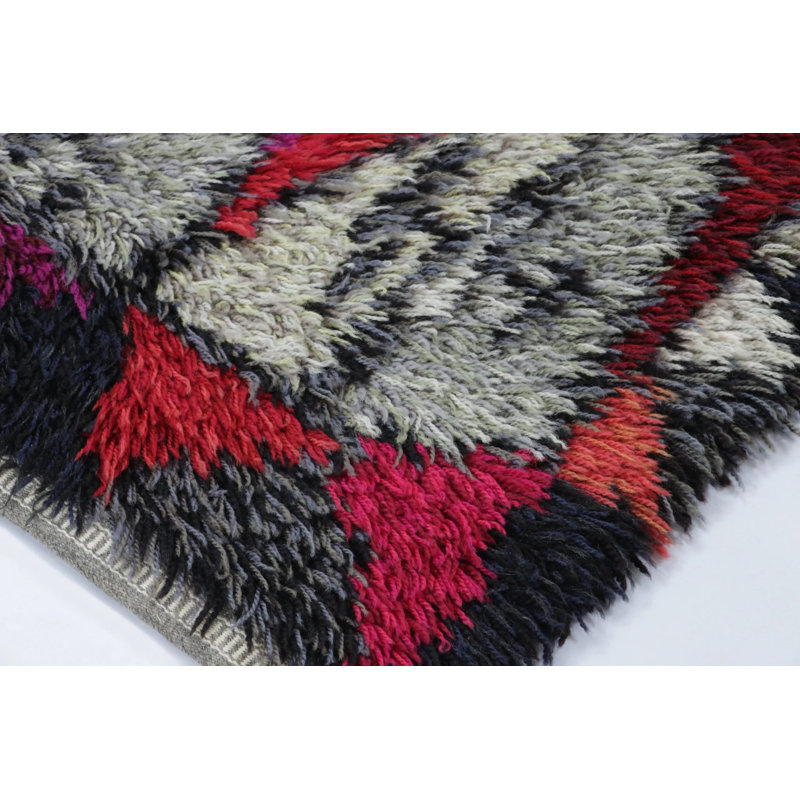 Scandinavian One-of-a-Kind 2'9x4'7 Hand Knotted Area Rug