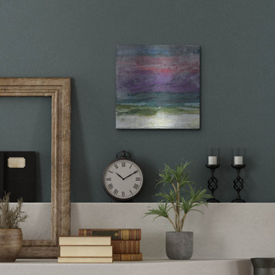  'Red Sky At Night 1' by Alicia Ludwig Metal Wall Art