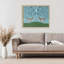 Cadre flottant Gazelles Greeting Symmetry, design par Susan Henke-2040764915-2040764916