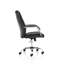  High-Back Executive Black Bonded Leather Chair