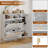 MDF Shoe Storage Cabinet with Flip-up Drawers and Shelves, White-993072895