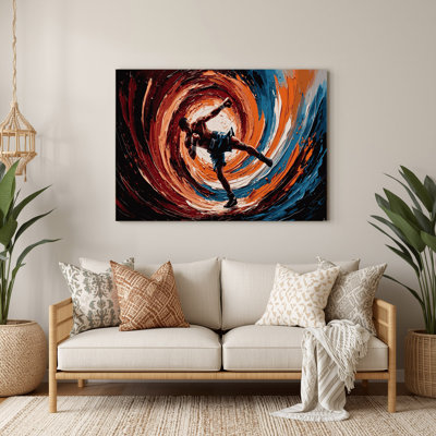 Art mural en métal Sports Kickboxing