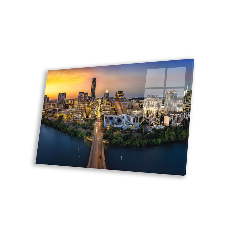 «Austin Skyline with Capital On Plastique / Acrylique» par Jonathan Ross