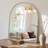 Vintage Mirror with Ornate Frame – Arch Metal Mirror for Wall Decor-827126333-827126336