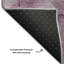 Tapis rose Cerrito AMF520 lavable à la machine de qualité supérieure-103897802