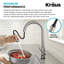 Robinet d'évier de cuisine à poignée simple Kraus Oletto-61705973