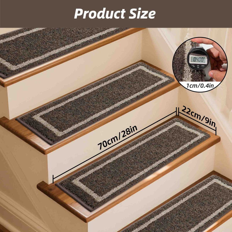 Non-Slip Stair Tread, Brown