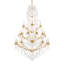 Bordeaux 25 Light 40in x 64.5in Four-Tier Chandelier in Etruscan Gold with Clear Heritage Handcut Crystals-178035979