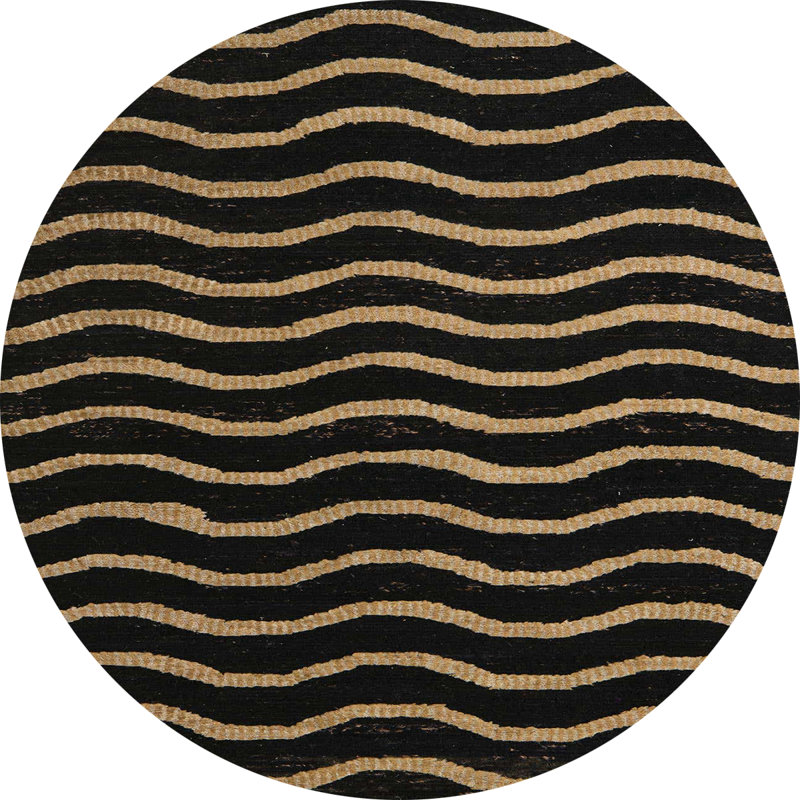 Abstract Indoor Rug, Round 4'