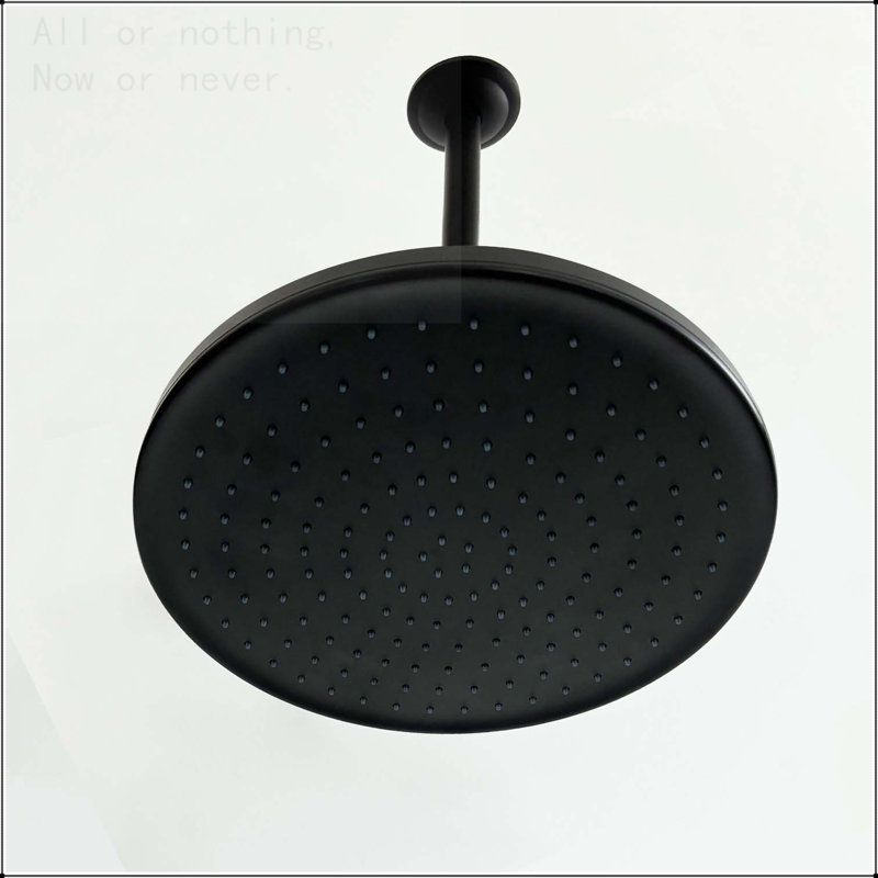 Pomme de douche - Pluie à haute pression - Look moderne luxueux - Installation sans outil en 1 minute - Le remplacement réglable parfait pour les pommes de douche de votre salle de bain