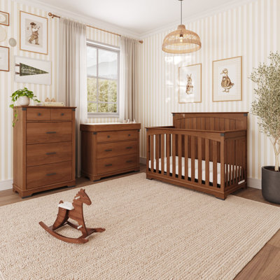 Redmond Full Panel 4-Piece Nursery Furniture Set
