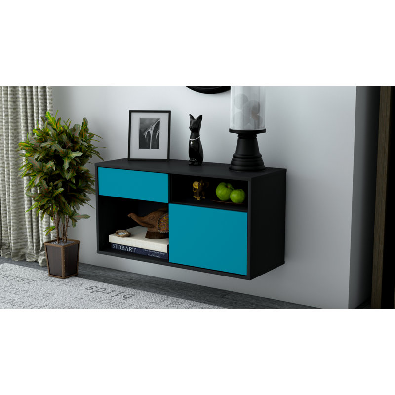 Halbrook TV Stand, Turquoise