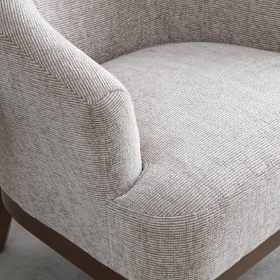Upholstered Chenille Accent Chair