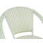 Chaises de salle à manger d'extérieur avec accoudoirs Altesa, chaises de patio de style bistro français avec rotin PE pour jardin-117316553