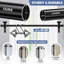 Satin Adjustable Curtain Pole Set-9743729