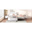 Lit plateforme double avec lit gigogne