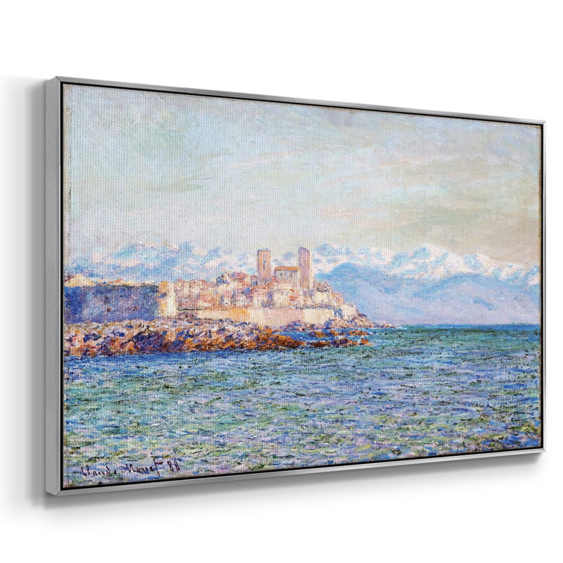 Le vieux fort d'Antibes, 1888, H 25 po x l 37 po x P 2 po, Argent