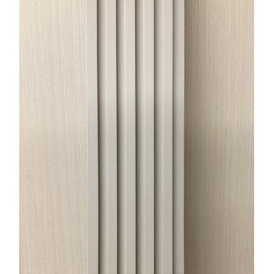 2 piece 6.7" X 98.5" Slat Wall Panels (Set of 2) (10 sq ft)