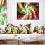 Coussin de danse floral exotique-30729646-30729650