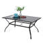 6 - Person Patio Dining Set Umbrella Hole Included Rectangular Table-726692233-726692234