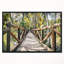 Pont en bois dans la forêt - reproduction de photo-34271139-34271361