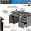 Bureau d'ordinateur complet avec rangement-1096818326