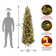 Carolina Slim 9' Green Pine Artificial Christmas Tree with 800 Clear Lights with Stand