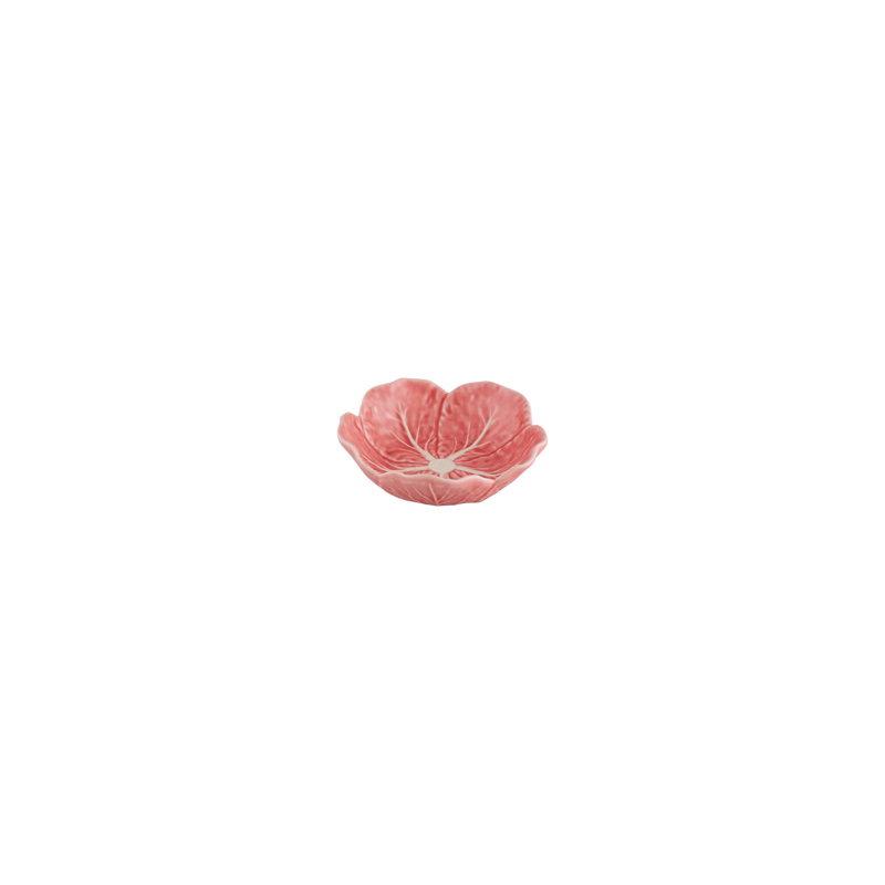 Cabbage Pink Earthenware Dessert Bowl