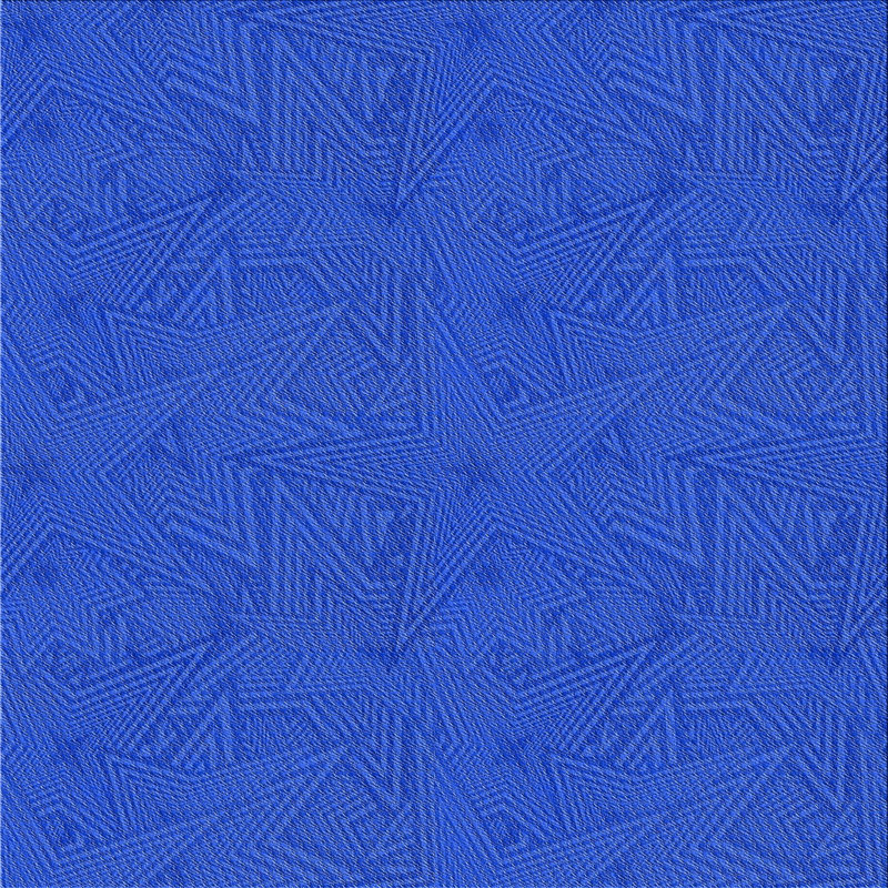 Tapis de zone bleue à motifs, Carré 3 pi