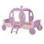 Lit voiture simple avec couronne et lit plateforme en bois avec escalier-1079450823