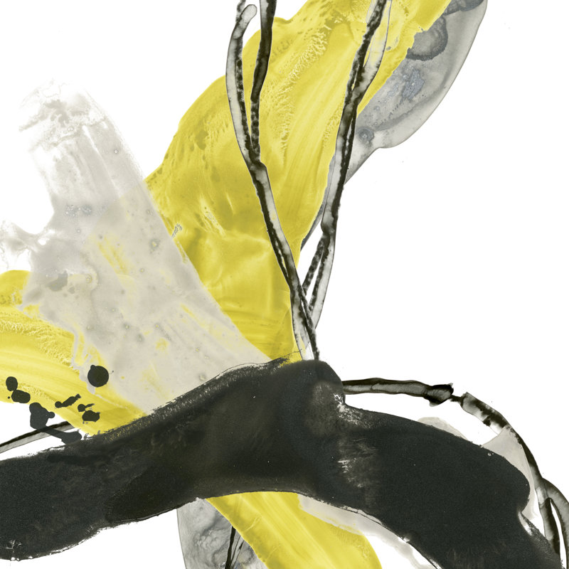 Citron Flux III by June Erica Vess - Wrapped Canvas Painting, 91cm H x 91cm W x 3.8cm D