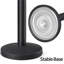 92cm H x 200cm W Black Metal Stanchion-1348158134