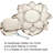 3.3'' Rustic Pillar Candle Holder Metal Lotus Flower, Antique White Handmade Candlesticks Holder For Table Centerpiece